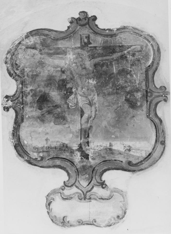 Crocifissione (decorazione pittorica) - ambito Italia meridionale (sec. XVIII)