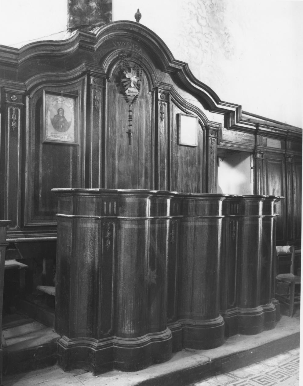 stalli del coro - bottega lucana (sec. XIX)