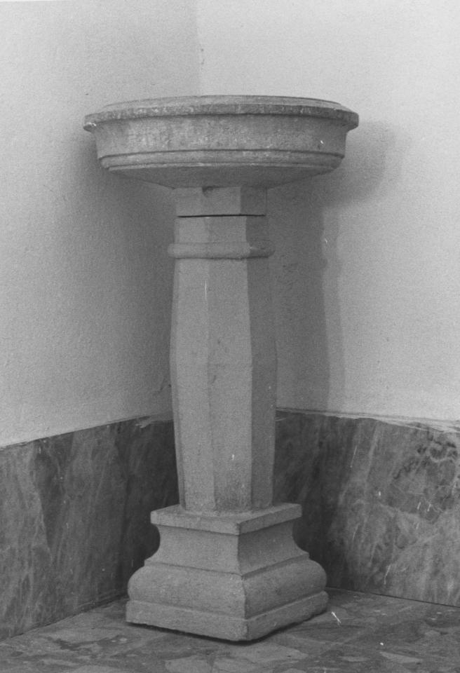 acquasantiera - bottega Italia meridionale (sec. XIX)