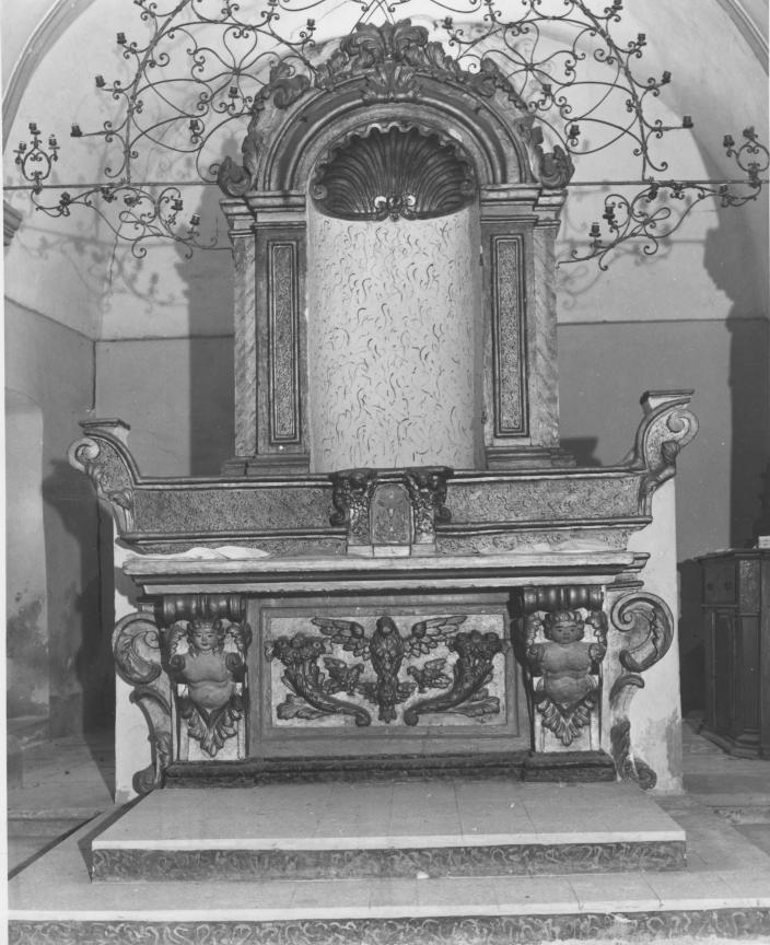 altare maggiore - bottega Italia meridionale (sec. XVIII)
