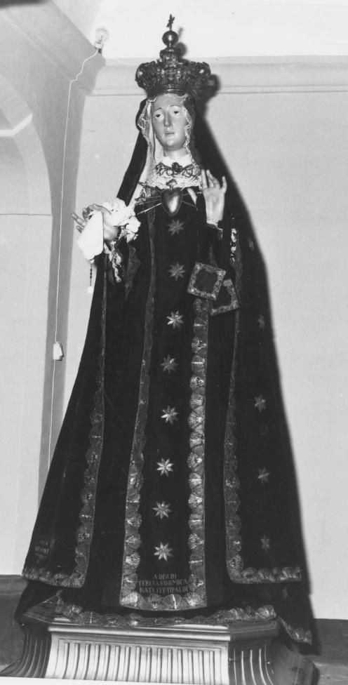 Madonna Addolorata (statua) - bottega Italia meridionale (primo quarto sec. XIX)