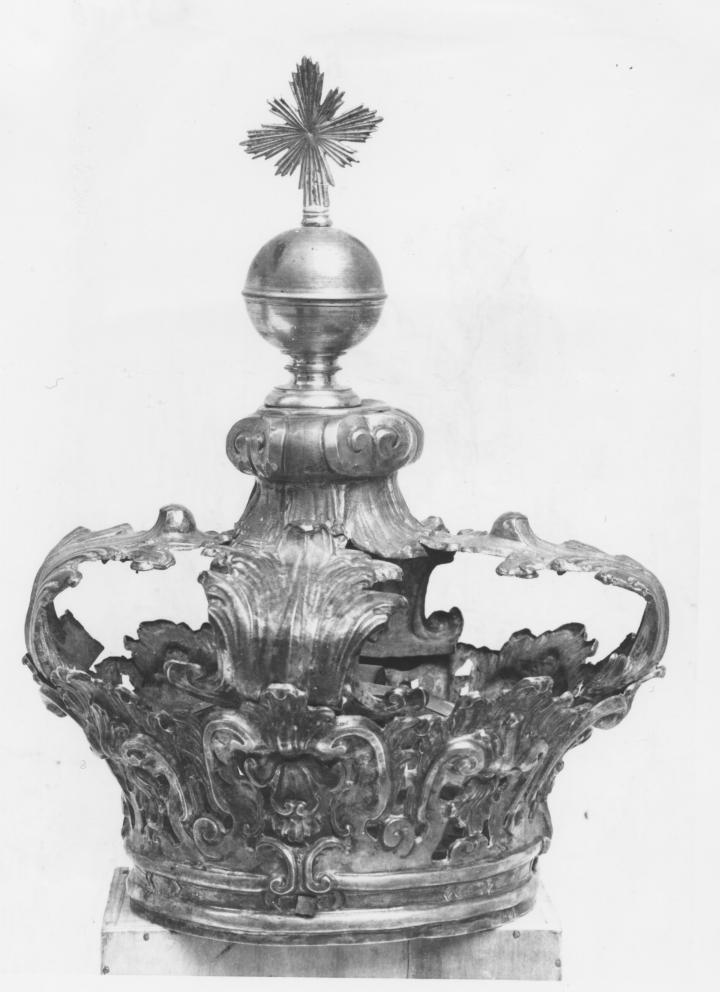 corona da statua - bottega napoletana (prima metà sec. XVIII)