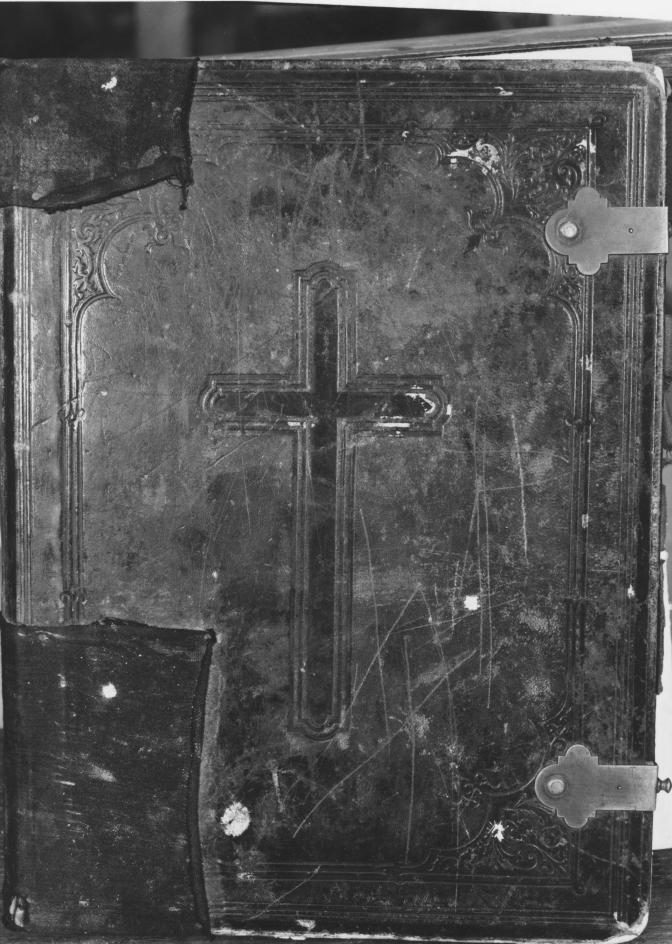 coperta di libro liturgico - bottega Italia meridionale (sec. XIX)