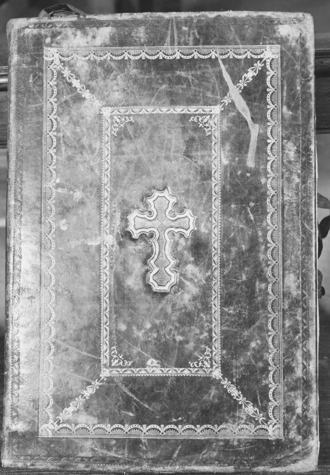 coperta di libro liturgico - bottega napoletana (sec. XIX)