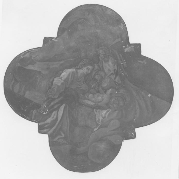 Sacra Famiglia (dipinto, elemento d'insieme) - ambito Italia meridionale (metà sec. XVIII)