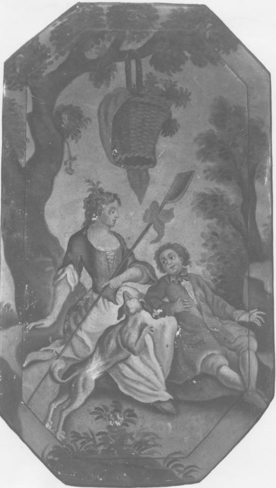 scena campestre (dipinto) - ambito Italia meridionale (seconda metà sec. XVIII)