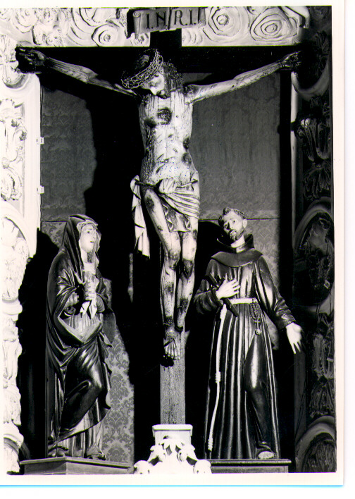 San Francesco d'Assisi (statua, elemento d'insieme) di Frate Angelo da Pietrafitta (sec. XVII, sec. XVII)