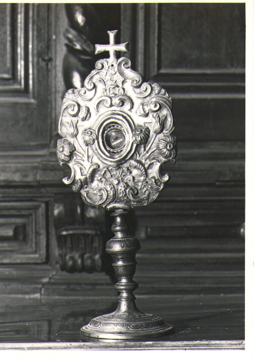 reliquiario - a ostensorio - bottega napoletana (fine sec. XVIII)