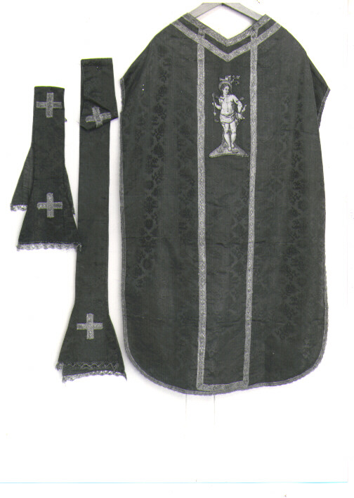 pianeta, elemento d'insieme - manifattura lucana (sec. XIX)