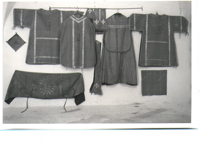 piviale, elemento d'insieme - manifattura Italia meridionale (sec. XVIII)