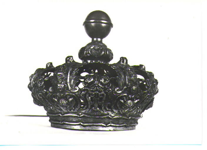 corona da statua, serie - bottega napoletana (sec. XIX)