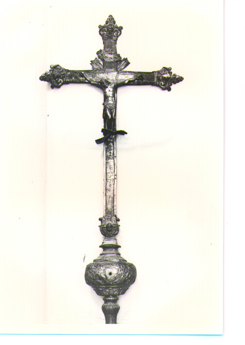 croce processionale - bottega napoletana (sec. XVIII)