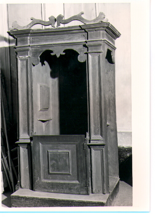 confessionale - bottega lucana (fine sec. XIX)