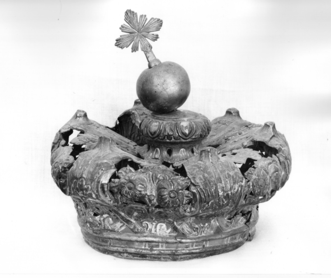 corona da statua - bottega napoletana (prima metà sec. XIX)