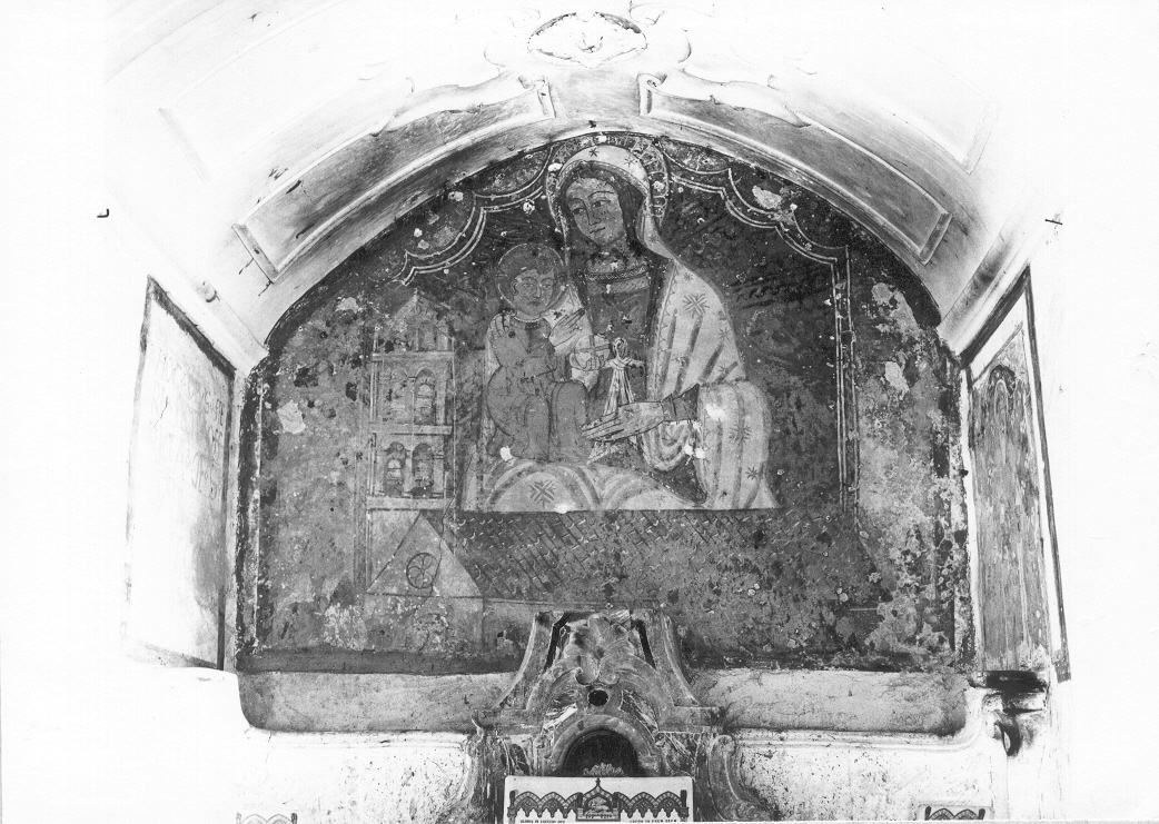 Madonna con Bambino (dipinto, ciclo) - ambito Italia meridionale (sec. XVI)