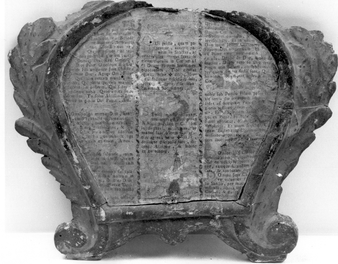 cartagloria, opera isolata - bottega Italia meridionale (seconda metà sec. XVIII)