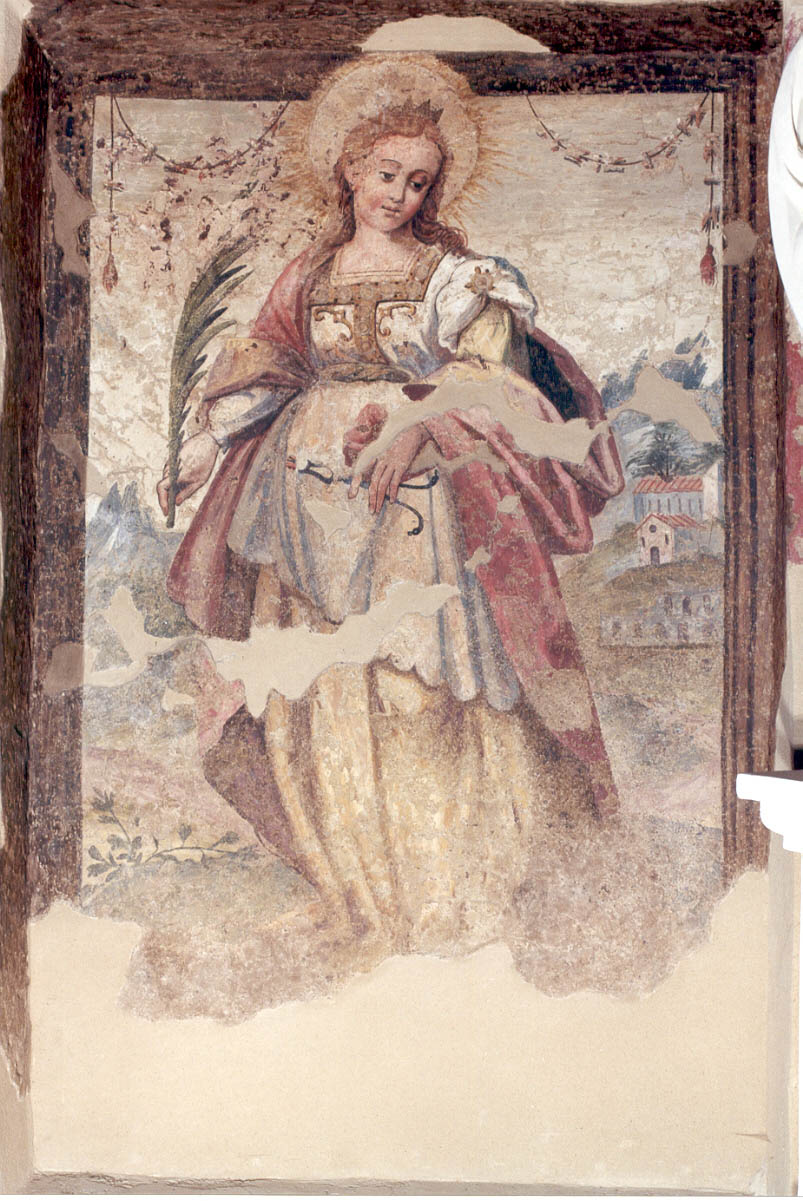 Sant'Apollonia (dipinto, opera isolata) di Todisco Girolamo (primo quarto sec. XVII)