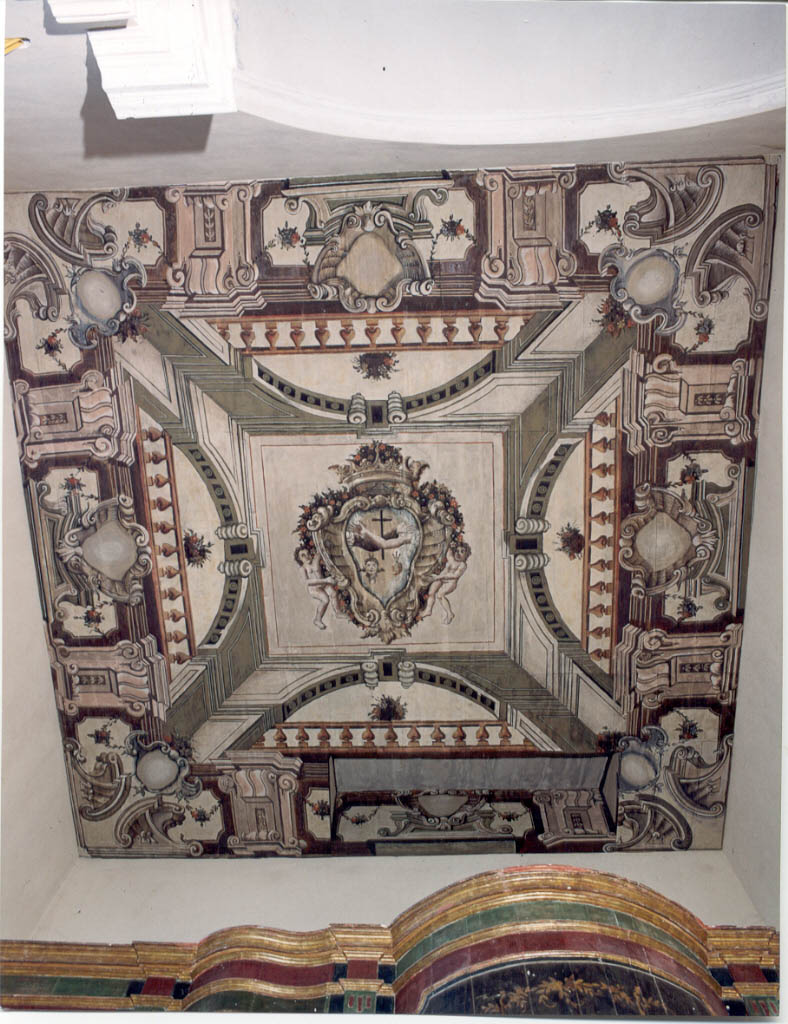 soffitto dipinto, opera isolata - bottega Italia meridionale (seconda metà sec. XVIII)