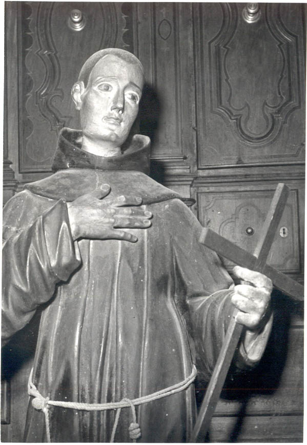 San Diego d'Alcalà (statua, opera isolata) - bottega campana (ultimo quarto sec. XVIII)