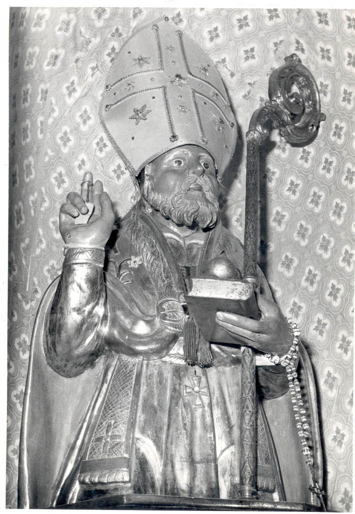 busto di S. Nicola, busto di uomo (busto, opera isolata) - bottega napoletana (seconda metà sec. XVIII)