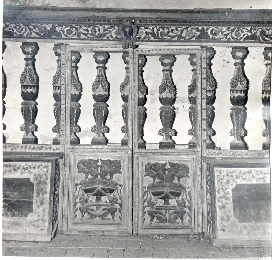 balaustrata, opera isolata - bottega Italia meridionale (seconda metà sec. XVIII)