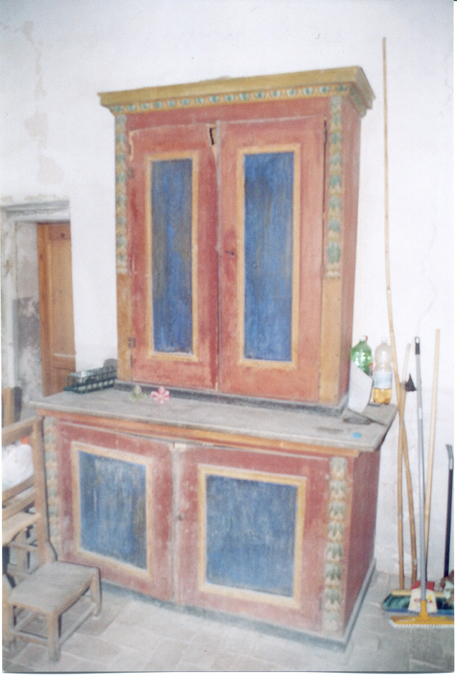 armadio da sacrestia, opera isolata - bottega Italia meridionale (fine/inizio secc. XVIII/ XIX)