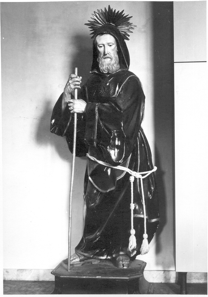 San Francesco di Paola (statua, opera isolata) - bottega Italia meridionale (seconda metà sec. XVIII)