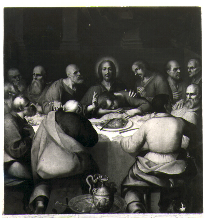 ultima cena (dipinto) - ambito Italia meridionale (sec. XVI)