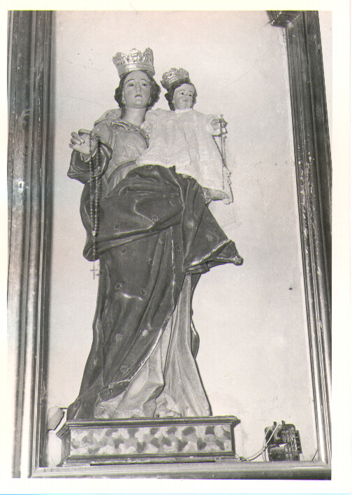 Madonna del Rosario (statua) - bottega Italia meridionale (sec. XIX)