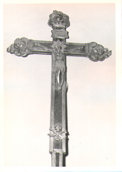 croce processionale - bottega Italia meridionale (fine/inizio secc. XVIII/ XIX)