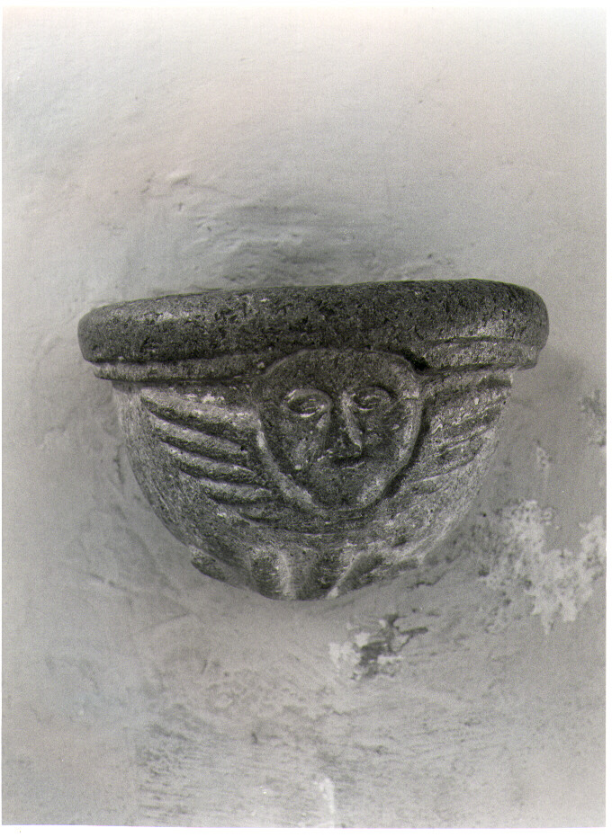 acquasantiera da parete - bottega lucana (inizio sec. XVIII)