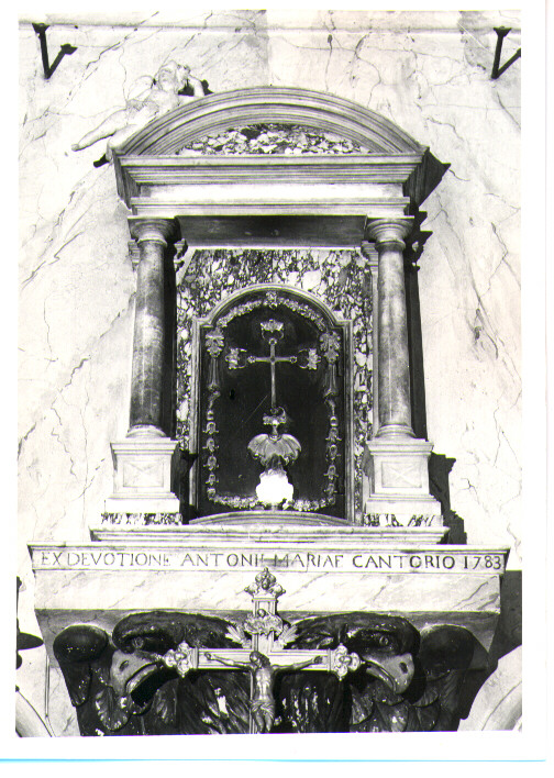 tabernacolo - a tempietto - bottega Italia meridionale (sec. XVIII)