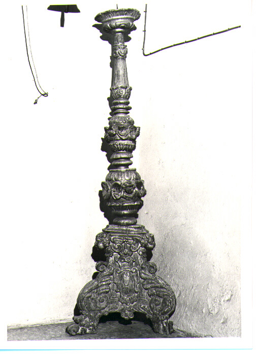 candeliere, serie - bottega Italia meridionale (fine sec. XVII)