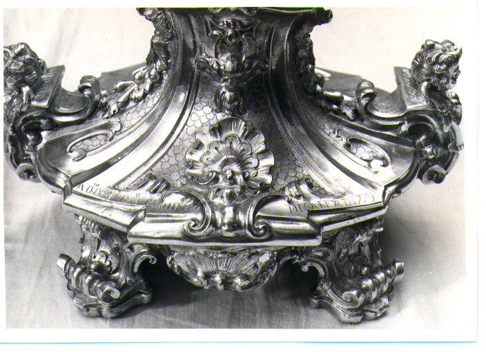 ostensorio - a raggiera - bottega Italia meridionale (sec. XVIII)