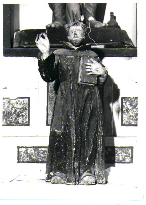 Santo francescano (statua) - bottega Italia meridionale (fine sec. XVII)
