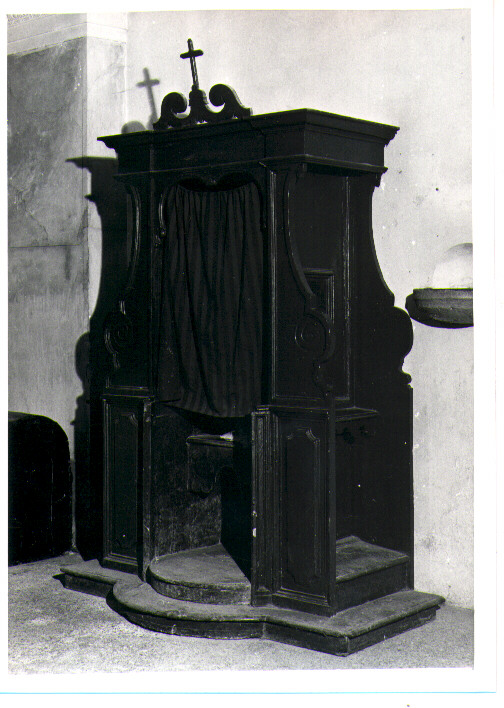 confessionale - bottega Italia meridionale (seconda metà sec. XIX)