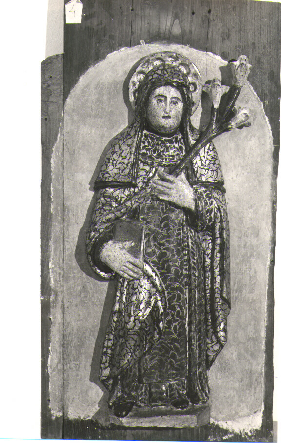 Santa (rilievo) - bottega Italia meridionale (sec. XVII)