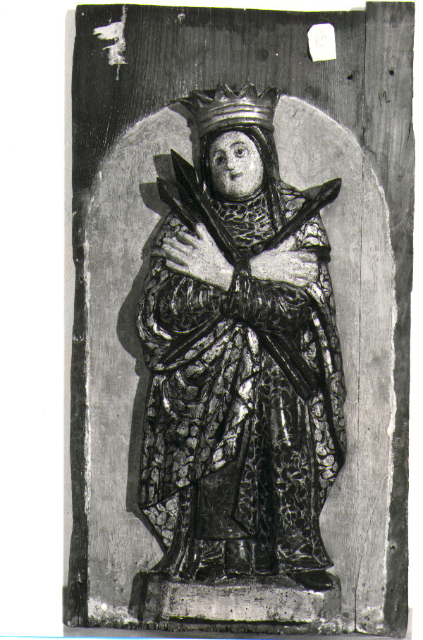 Santa (rilievo) - bottega Italia meridionale (sec. XVII, sec. XVIII)