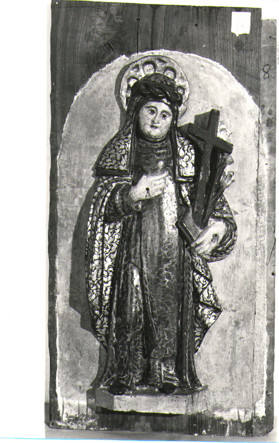 Santa Rita da Cascia (rilievo) - bottega Italia meridionale (sec. XVII)