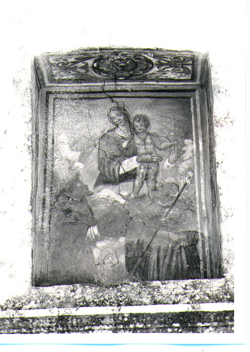 Madonna con Bambino e Santi (dipinto) di Ferro Pietro Antonio (attribuito) (sec. XVII)