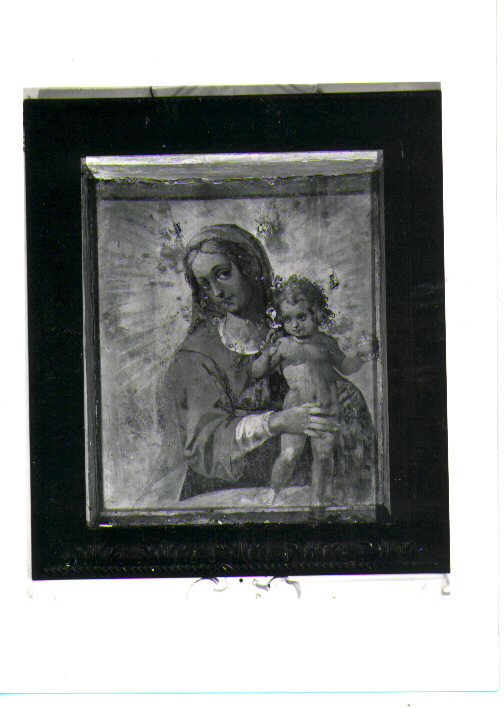 Madonna con Bambino (dipinto) di Ferro Pietro Antonio (attribuito) (inizio sec. XVII)