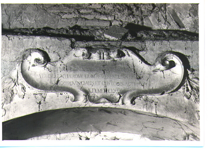 lapide documentaria - bottega Italia meridionale (sec. XVIII)