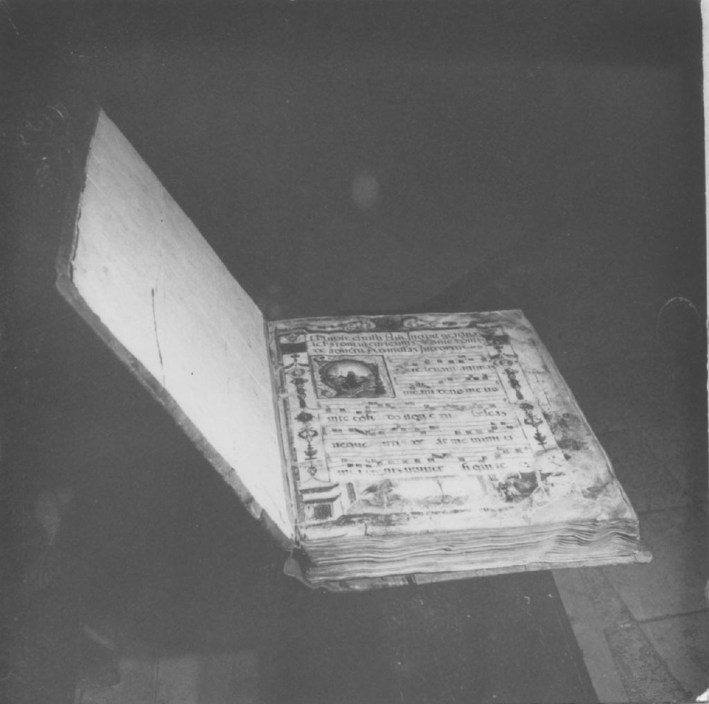 coperta di libro liturgico di Frater R (attribuito) (sec. XV)