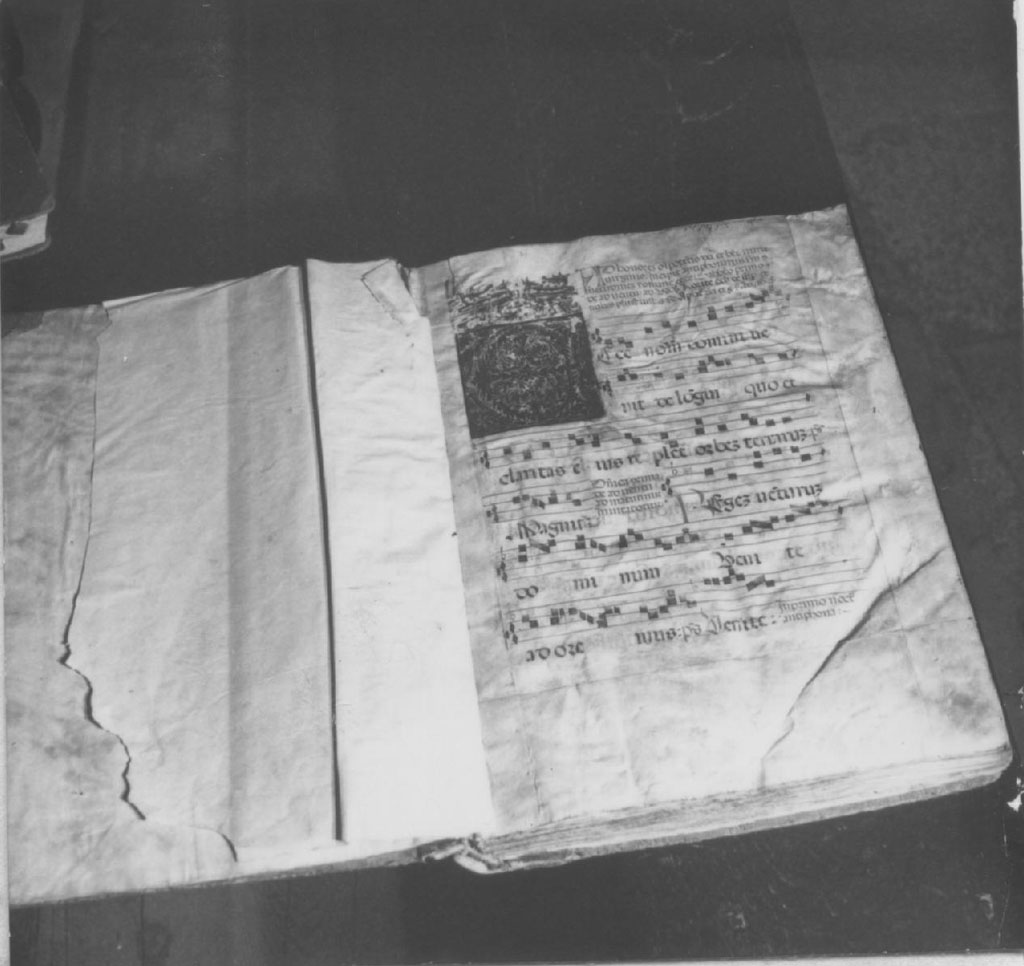 coperta di libro liturgico - bottega Italia meridionale (sec. XV)