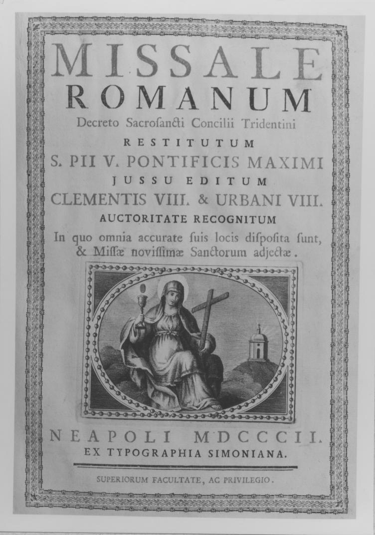 coperta di libro liturgico di Nolli Carlo (attribuito), Zaballi Antonio (attribuito) (sec. XVIII)
