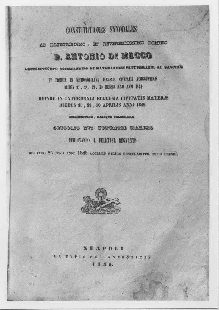 coperta di libro - bottega Italia meridionale (sec. XIX)