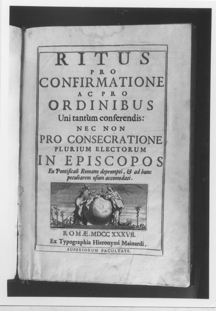 coperta di libro liturgico - bottega romana (sec. XVIII)