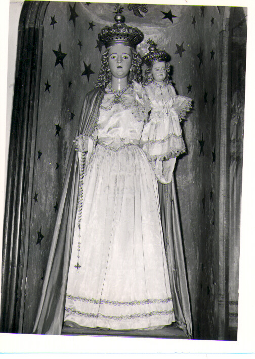Madonna di Costantinopoli, Madonna con Bambino (statua) - bottega pugliese (sec. XIX)