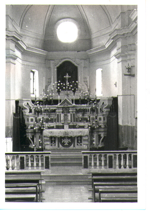 altare maggiore - bottega lucana (seconda metà sec. XVIII)