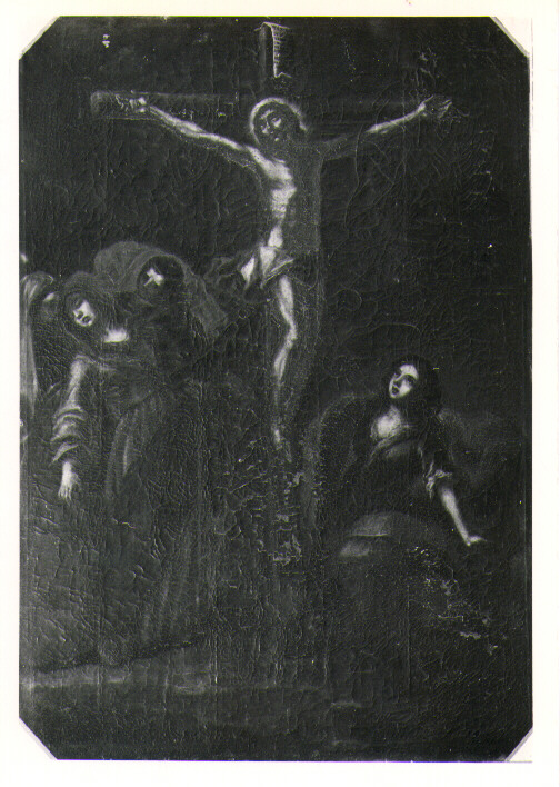 crocifissione di Cristo (dipinto) - ambito lucano (sec. XVII)